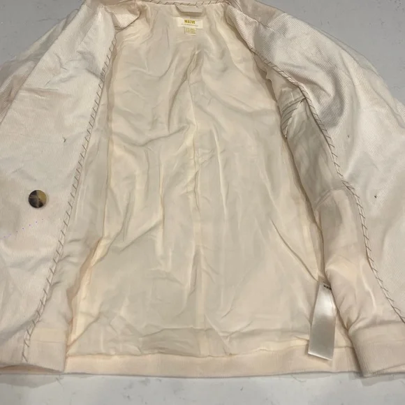 NWT Maeve by Anthropologie Women's Cream Double-Breasted Blazer Size:8P - Picture 15 of 15